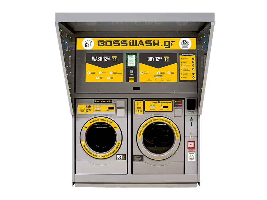 Τοποθετήστε ένα μηχάνημα BOSS WASH στο δικό σας χώρο